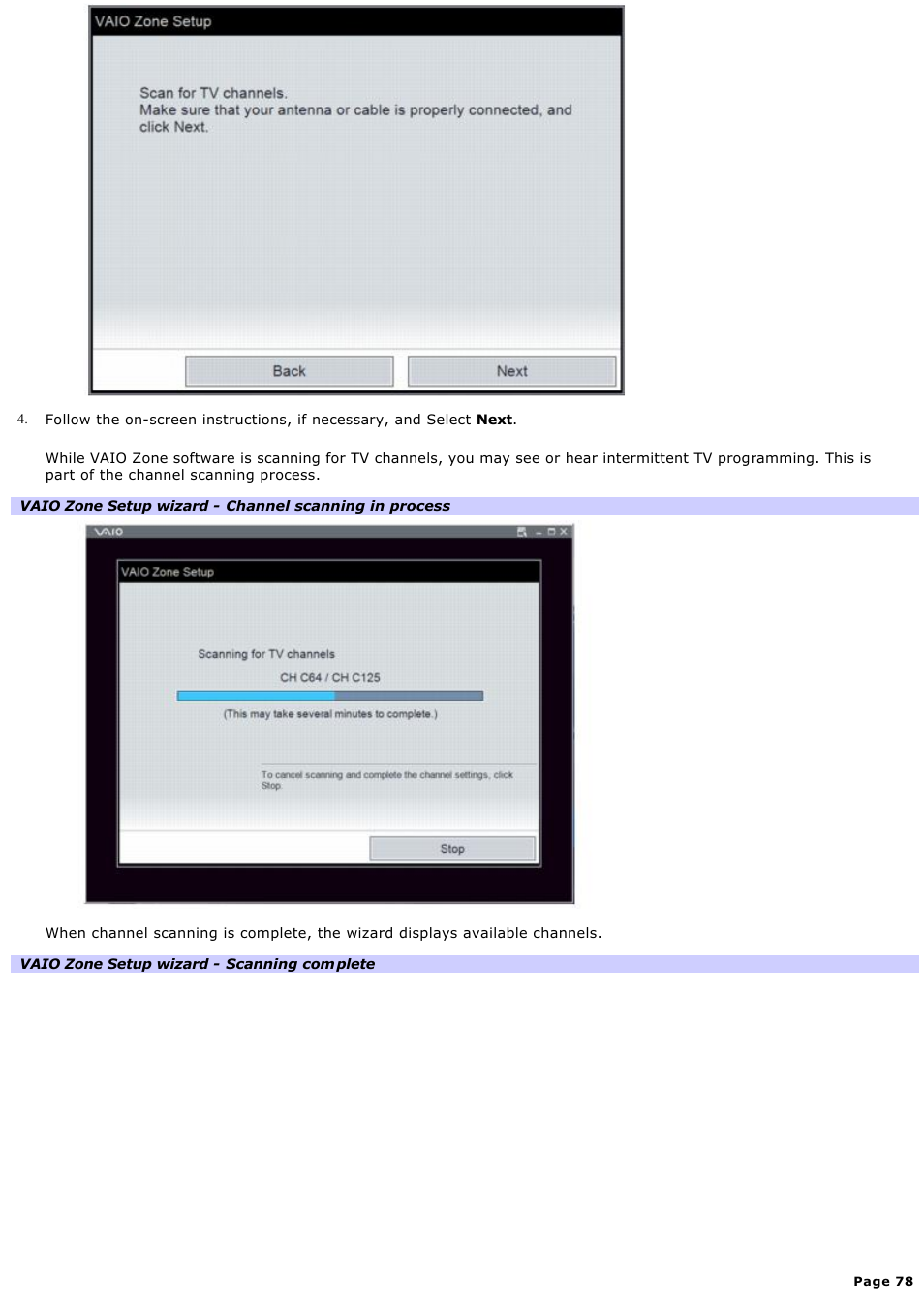 Sony VGC-V520G User Manual | Page 78 / 157