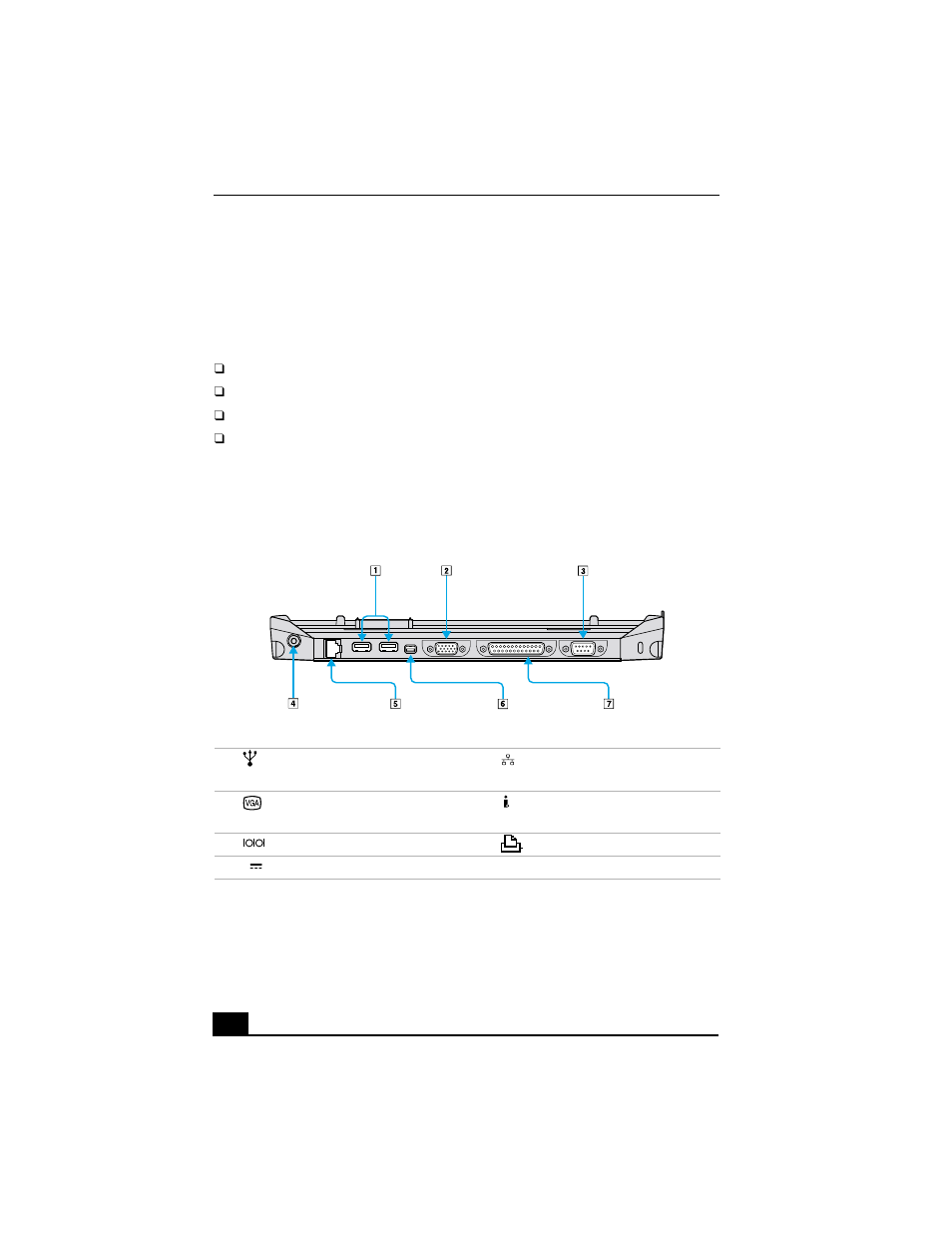 Connecting the docking station, Locating features and ports | Sony PCG-R505GL User Manual | Page 106 / 196