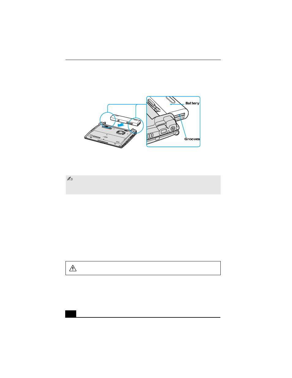 Removing a battery | Sony PCG-R505GL User Manual | Page 14 / 196