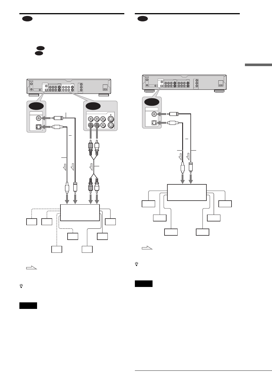 C-2 c-1, Basic h o ok ups and set tings, Step 4: connecting the audio cords | Pcm/dts/dolby digital | Sony RDR-GX7 User Manual | Page 21 / 112