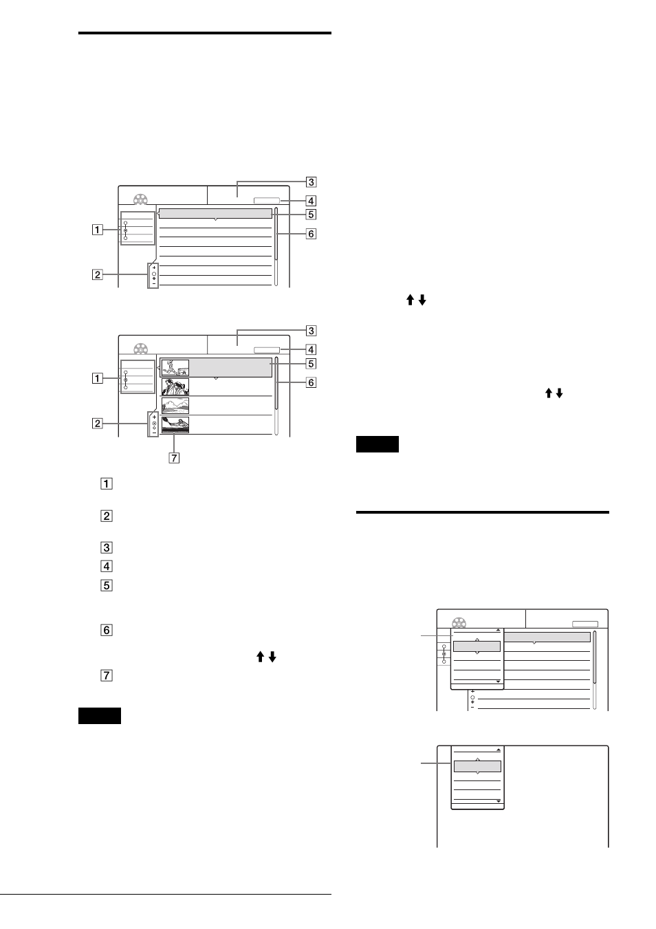 Title list, Tools, Title list tools | About the types of title list menus, Press title list. the title list menu appears, Press tools. the tools menu appears, Guide to displays | Sony RDR-GX7 User Manual | Page 32 / 112