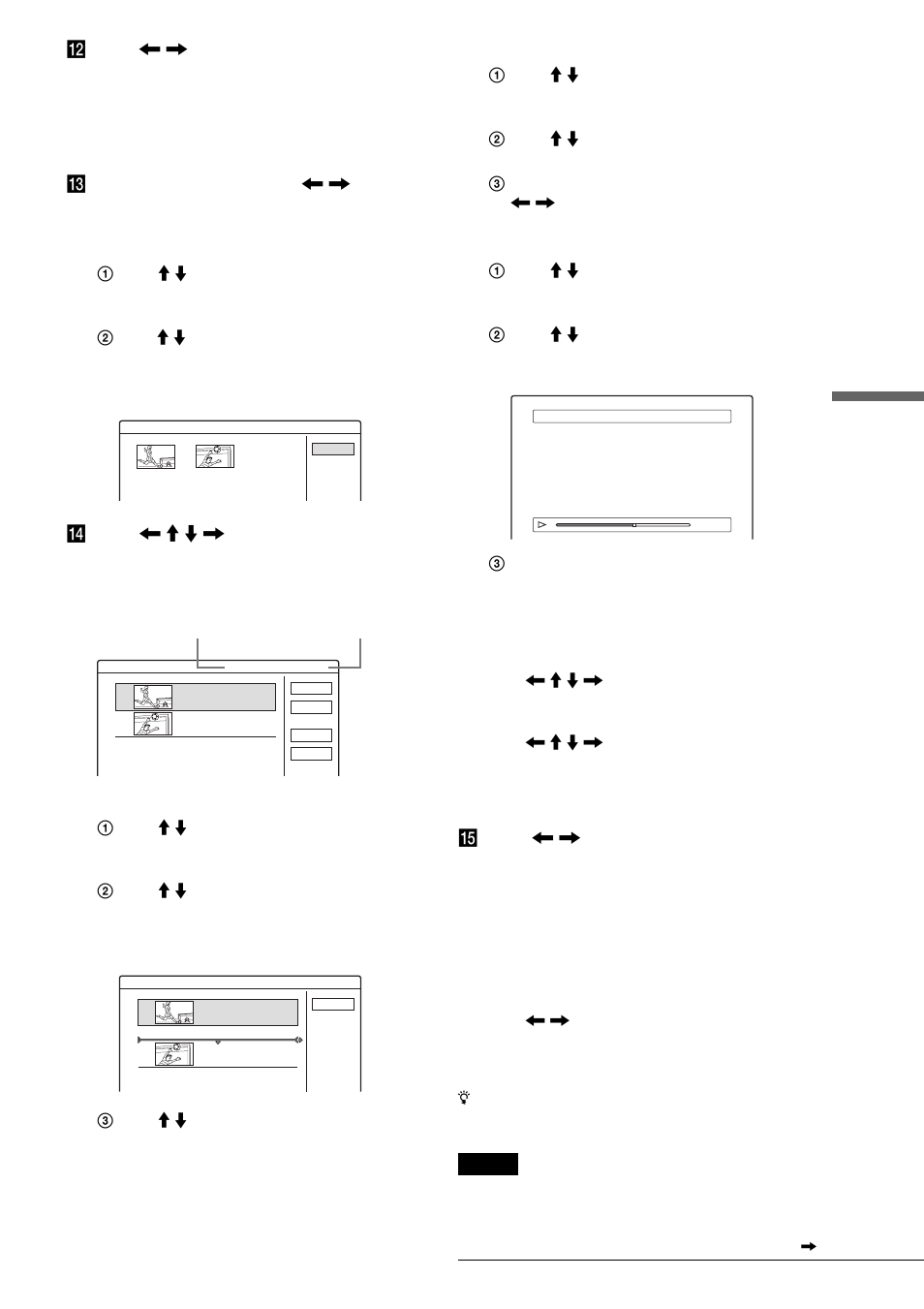 O press </, to select “ok,” then press enter | Sony RDR-GX7 User Manual | Page 69 / 112