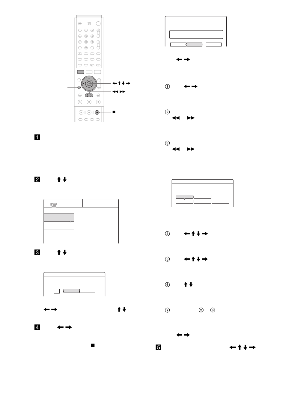 D press < / , to select “start,” then press enter | Sony RDR-GX7 User Manual | Page 82 / 112