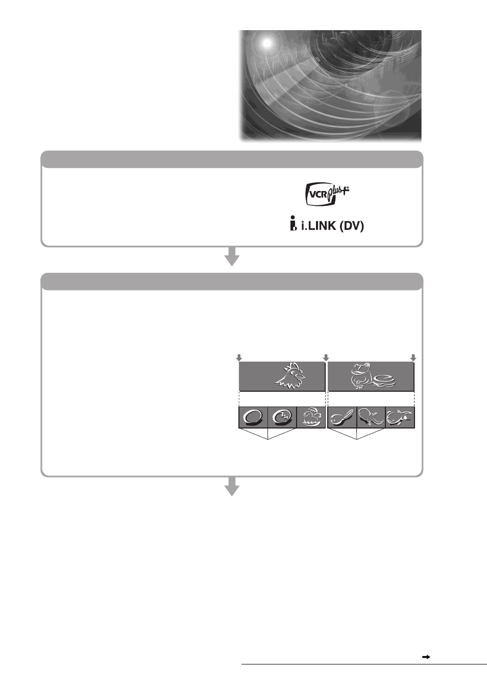 Step 3: digital recording, Step 4: playing the recorded contents | Sony RDR-GX7 User Manual | Page 9 / 112