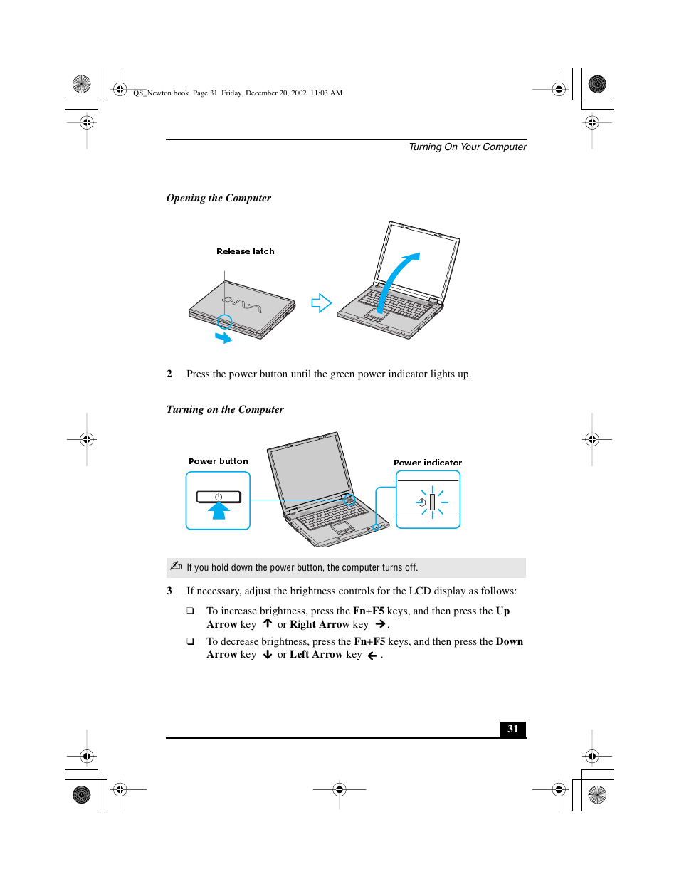 Sony PCG-GRV670 User Manual | Page 31 / 68