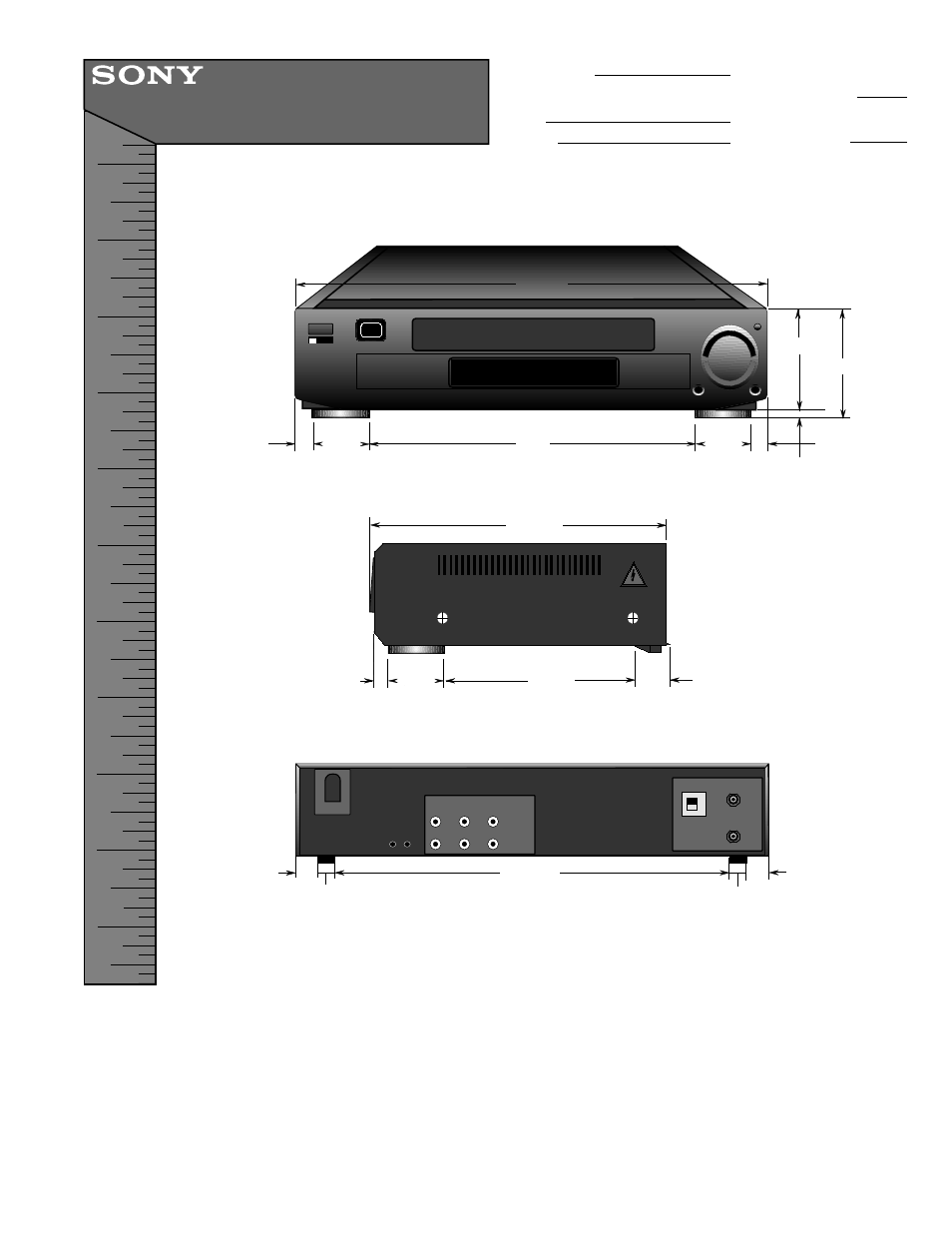 Sony SLV-M11HF User Manual | 1 page