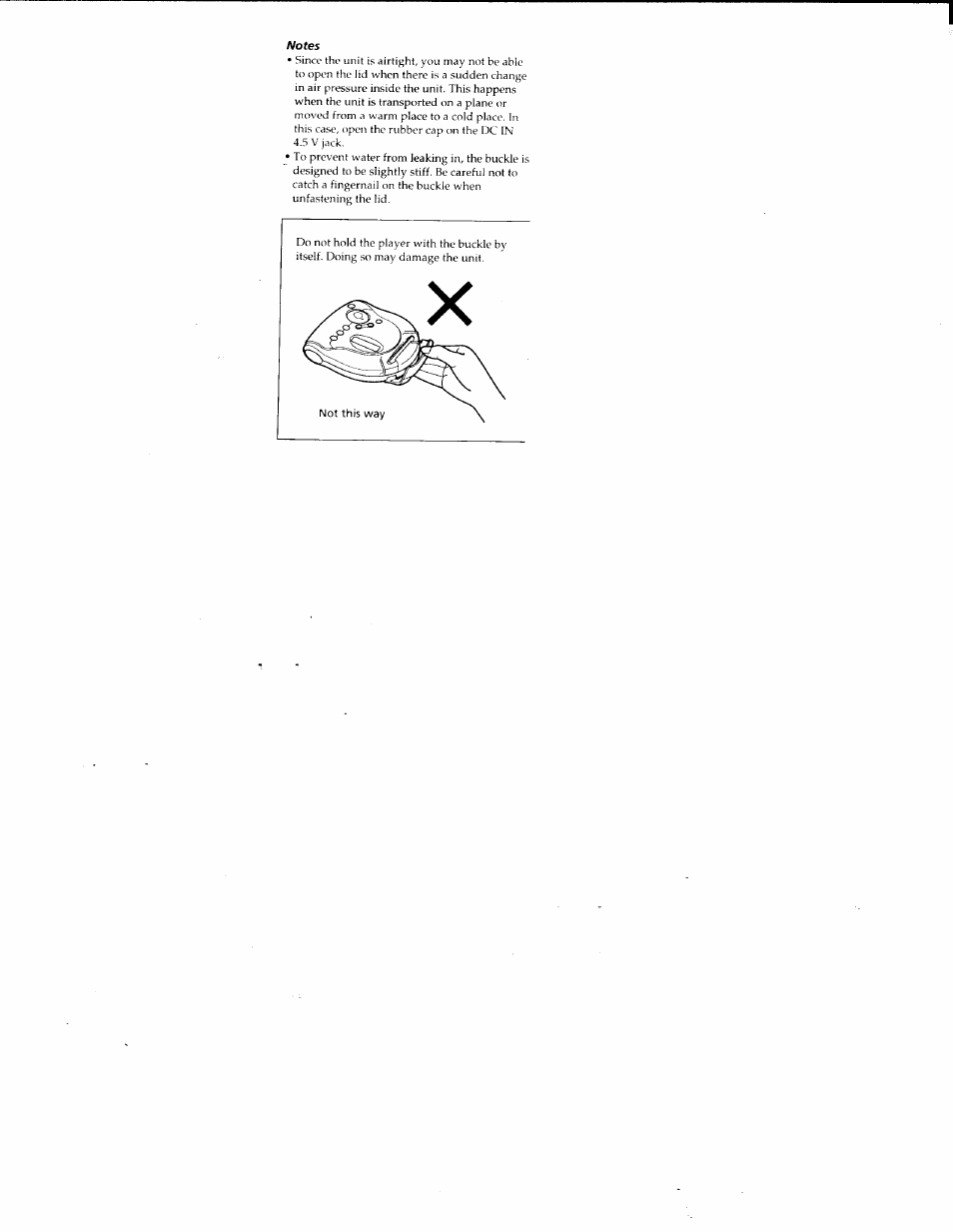 Sony D-ES55 User Manual | Page 22 / 26