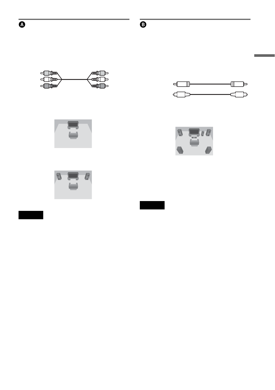 Connecting to audio l/r input jacks, Connecting to a digital audio input jack | Sony RDR-GX300 User Manual | Page 19 / 104