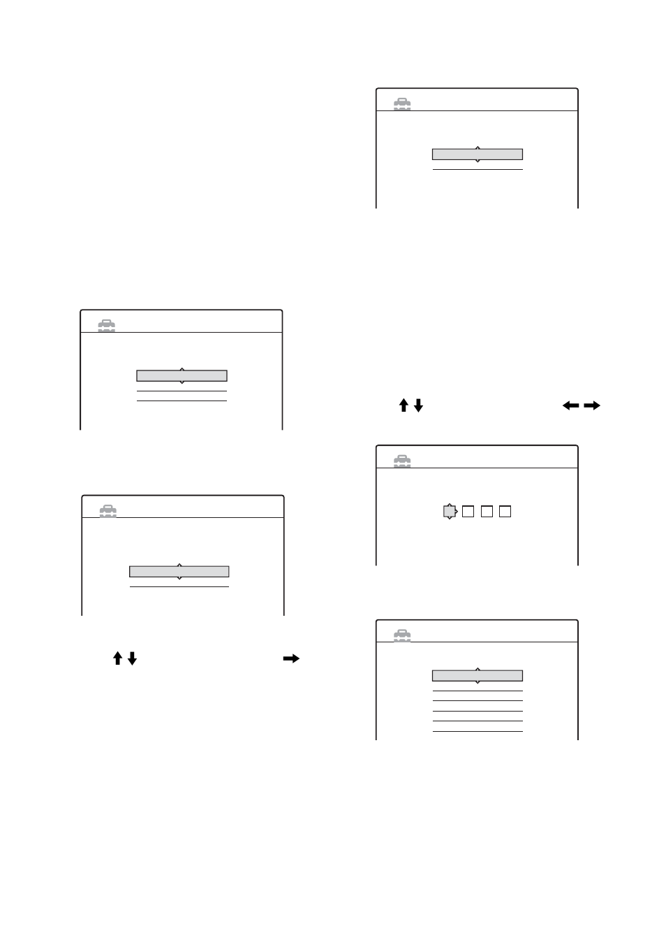 Press enter, Select a language, and press enter, Select “manual,” and press enter | Select the cable box output channel, The setup display for clock setting appears | Sony RDR-GX300 User Manual | Page 24 / 104