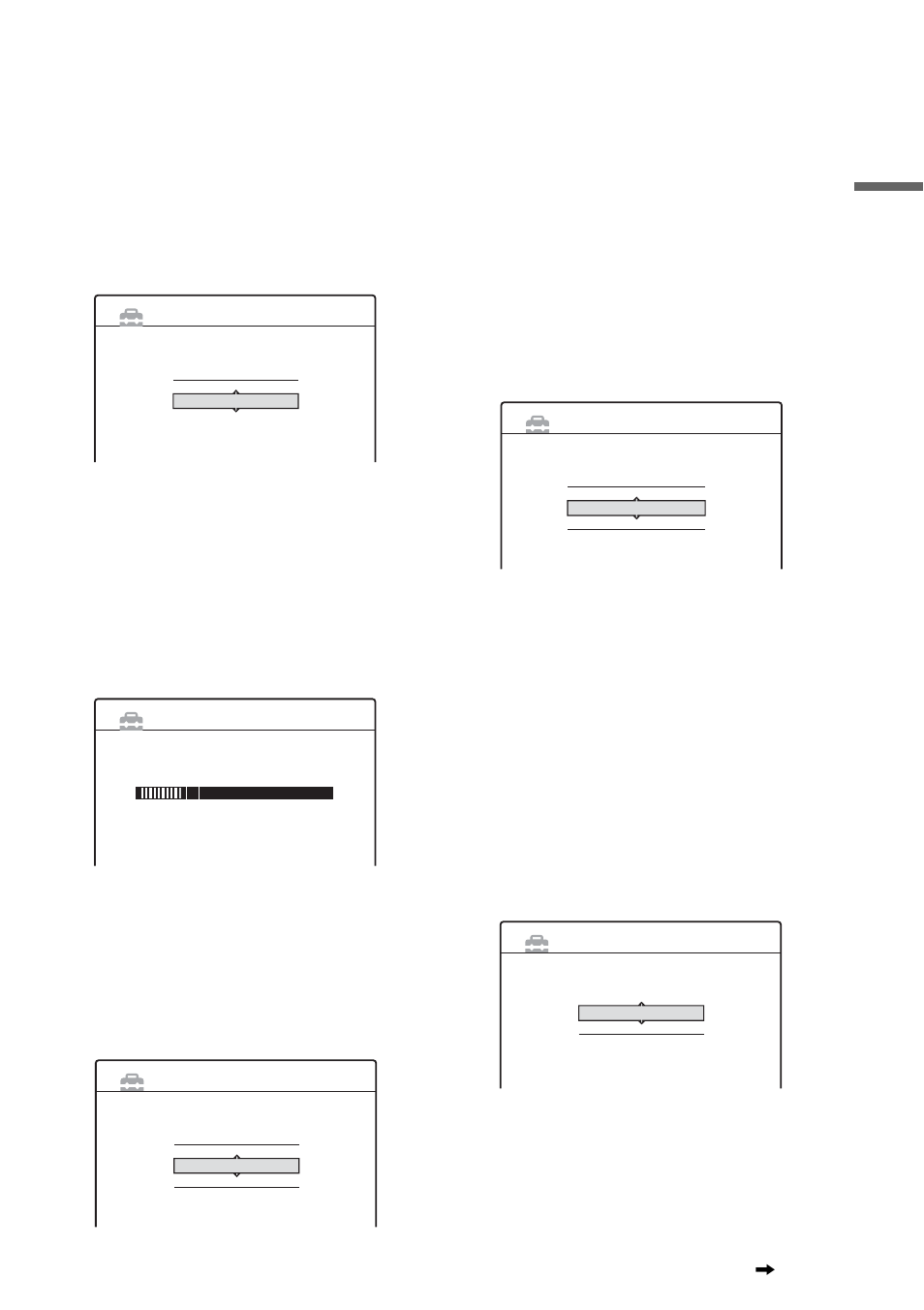 Select whether or not you have a cable connection, Press enter, Select the setting that matches your tv type | Sony RDR-GX300 User Manual | Page 25 / 104