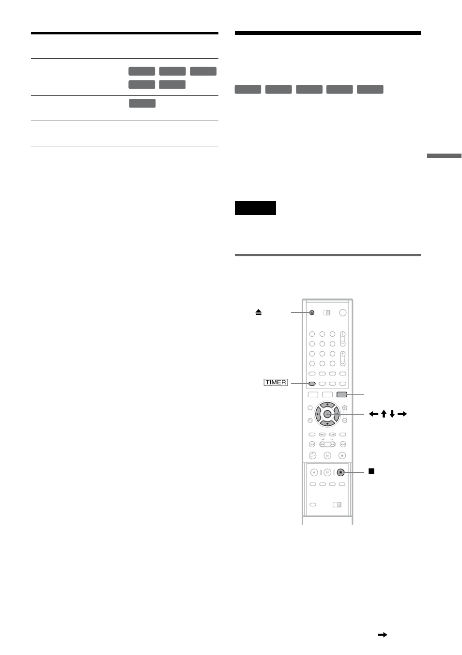 Timer recording (standard/ vcr plus+), Timer recording (standard/vcr plus+), Setting the timer manually (standard) | Sony RDR-GX300 User Manual | Page 41 / 104