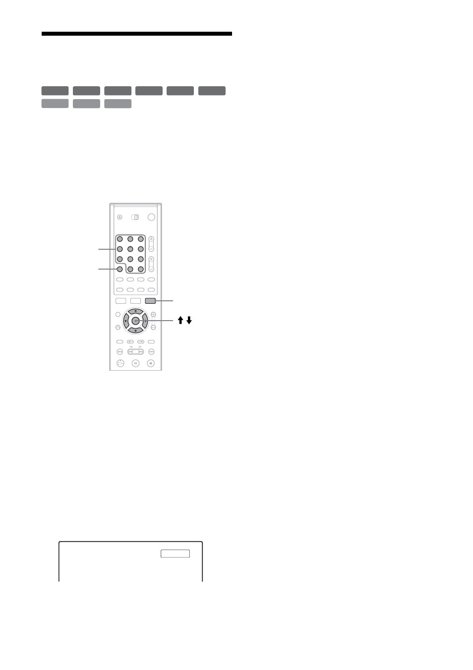 Searching for a title/ chapter/track, etc, Searching for a title/chapter/track, etc, Press tools during playback | Select a search method, and press enter, Press set | Sony RDR-GX300 User Manual | Page 58 / 104