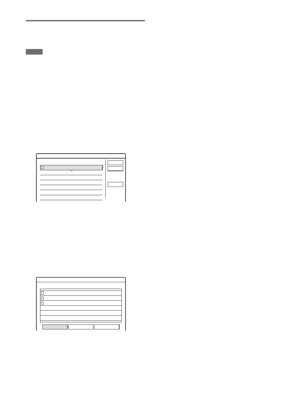 Select a title, and press enter, Select “ok,” and press enter, Select a name, and press enter | Sony RDR-GX300 User Manual | Page 68 / 104