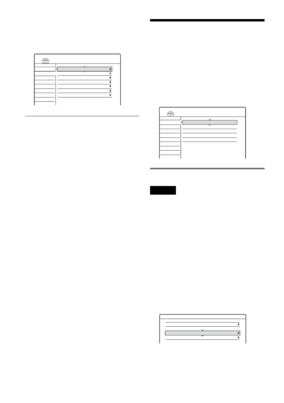 Antenna reception and language settings (settings), Tuner preset, Select an option, and press enter | Auto preset, Press system menu repeatedly, Select “tuner preset,” and press enter | Sony RDR-GX300 User Manual | Page 70 / 104