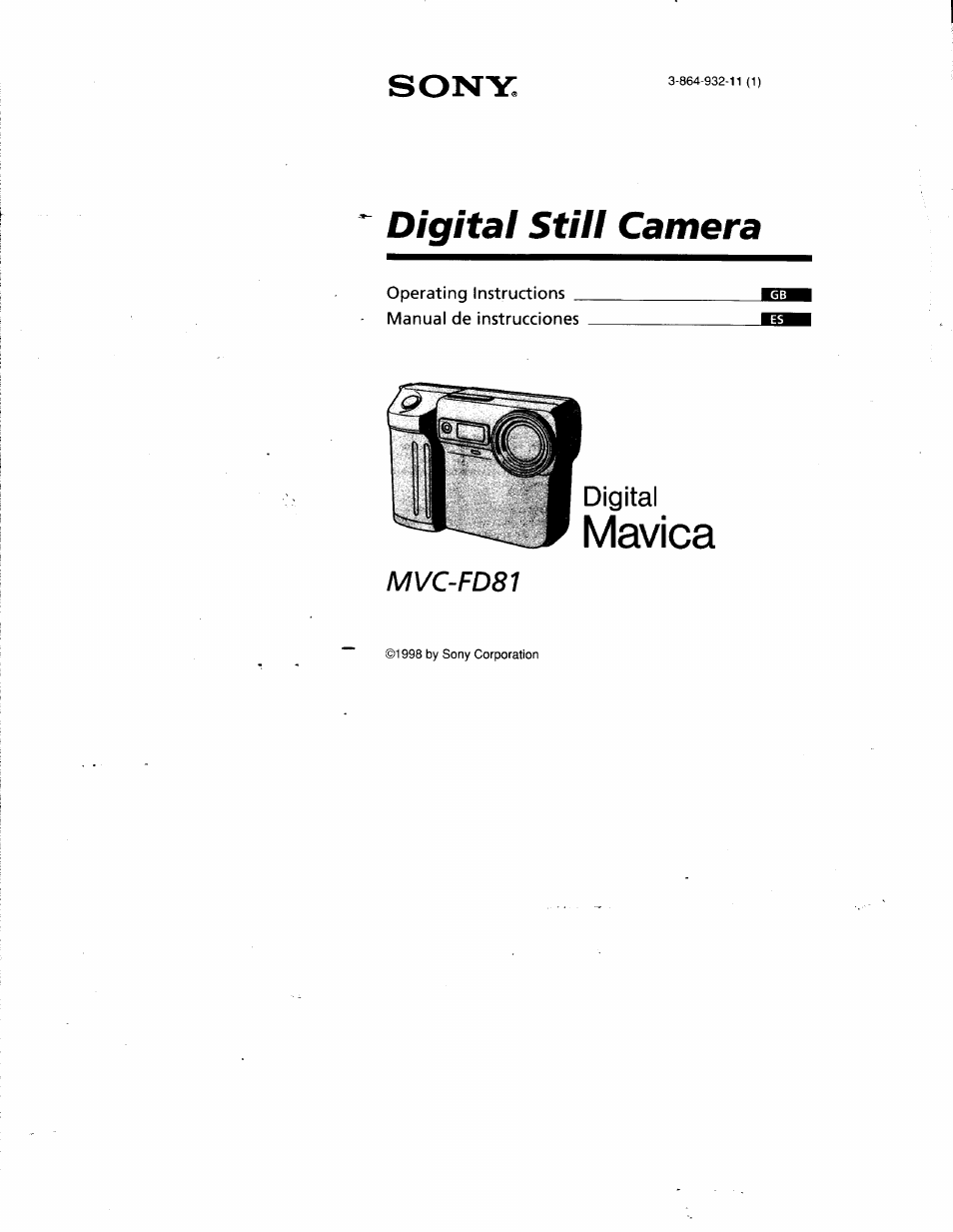 Sony MVC-FD81 User Manual | 86 pages