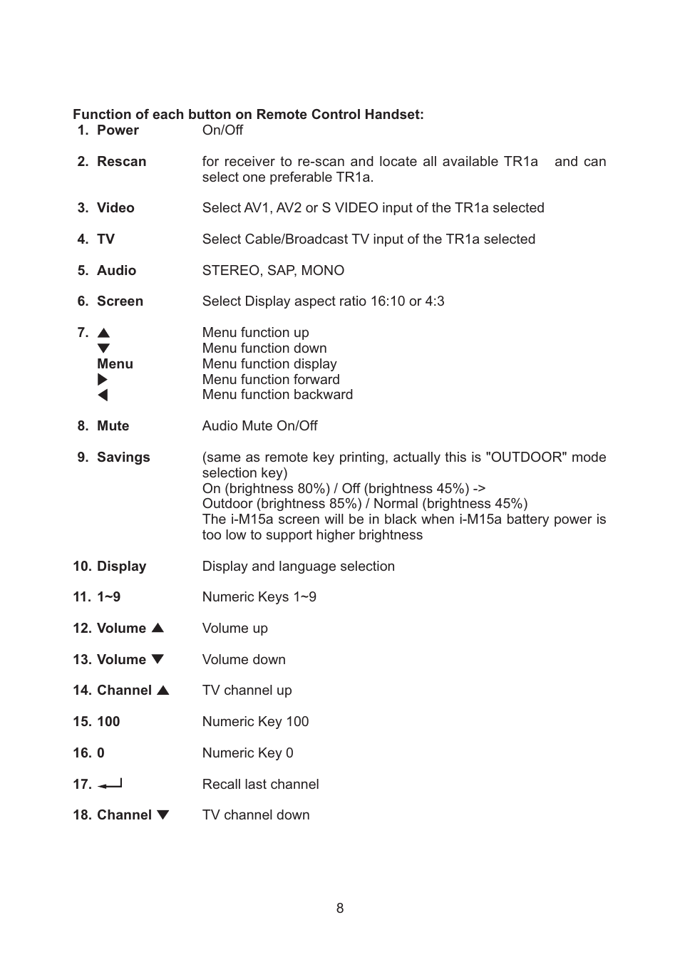 AMC WiFi Wireless Transmitter TR1a User Manual | Page 10 / 20