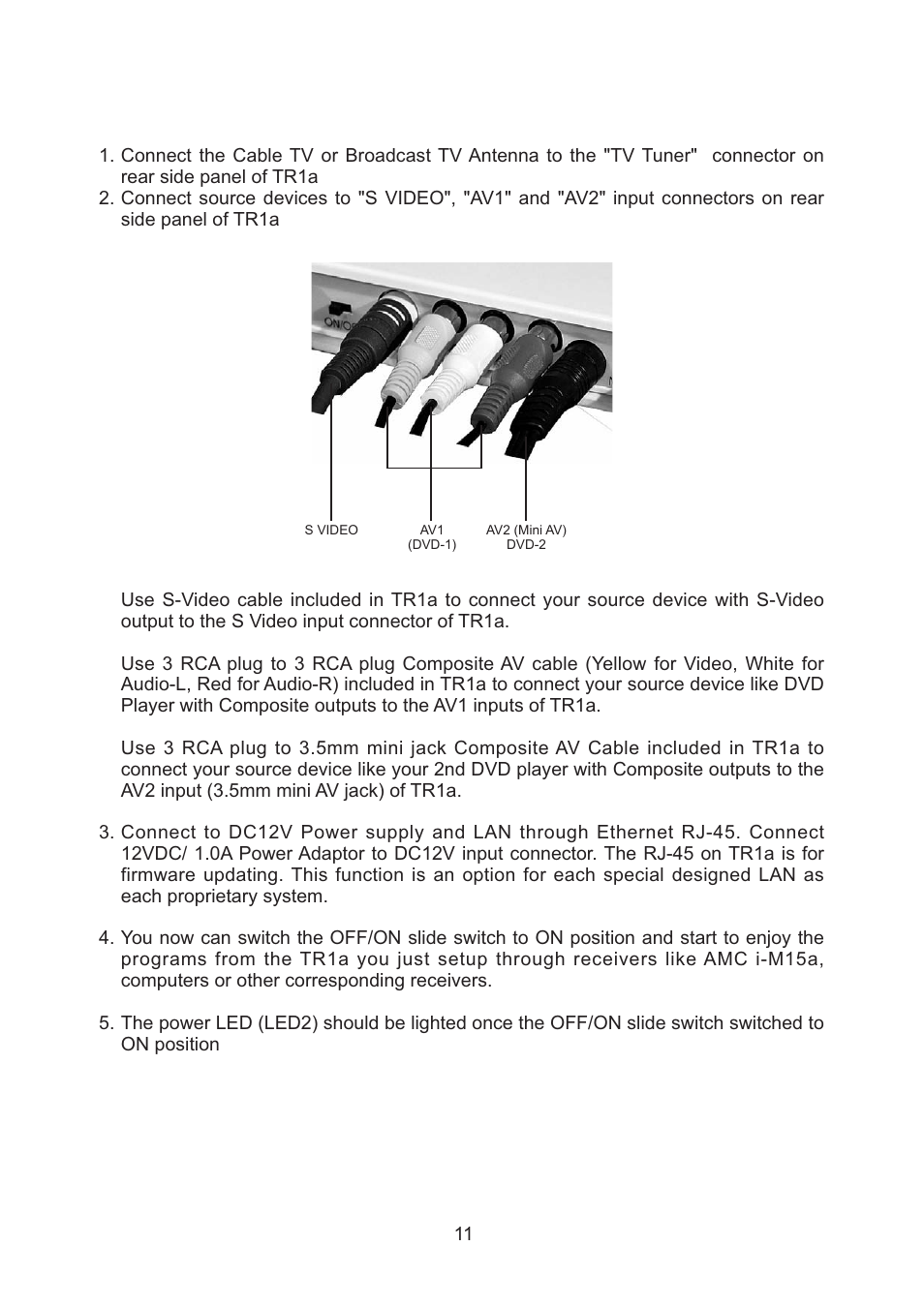 AMC WiFi Wireless Transmitter TR1a User Manual | Page 13 / 20