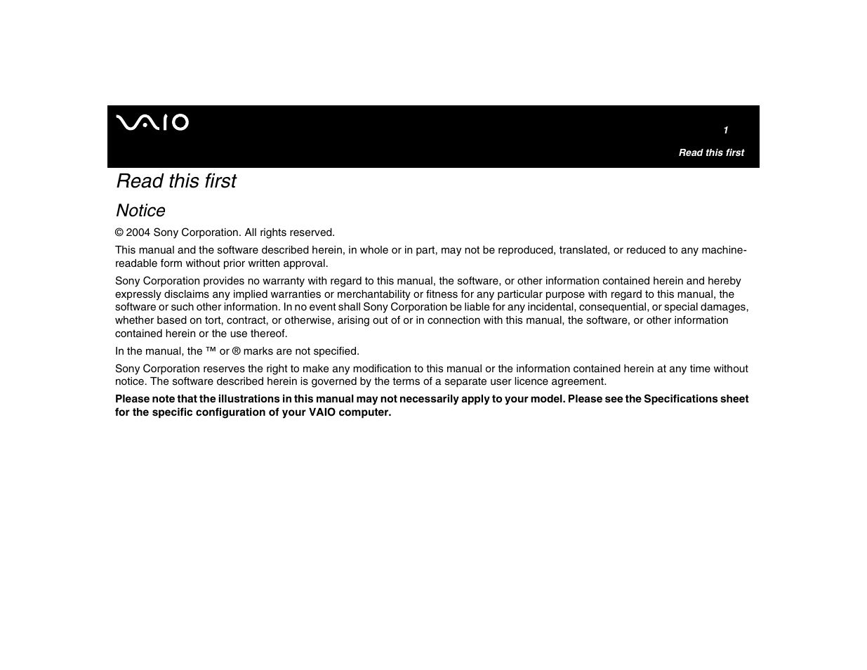 Sony VGN-U750P User Manual | 142 pages