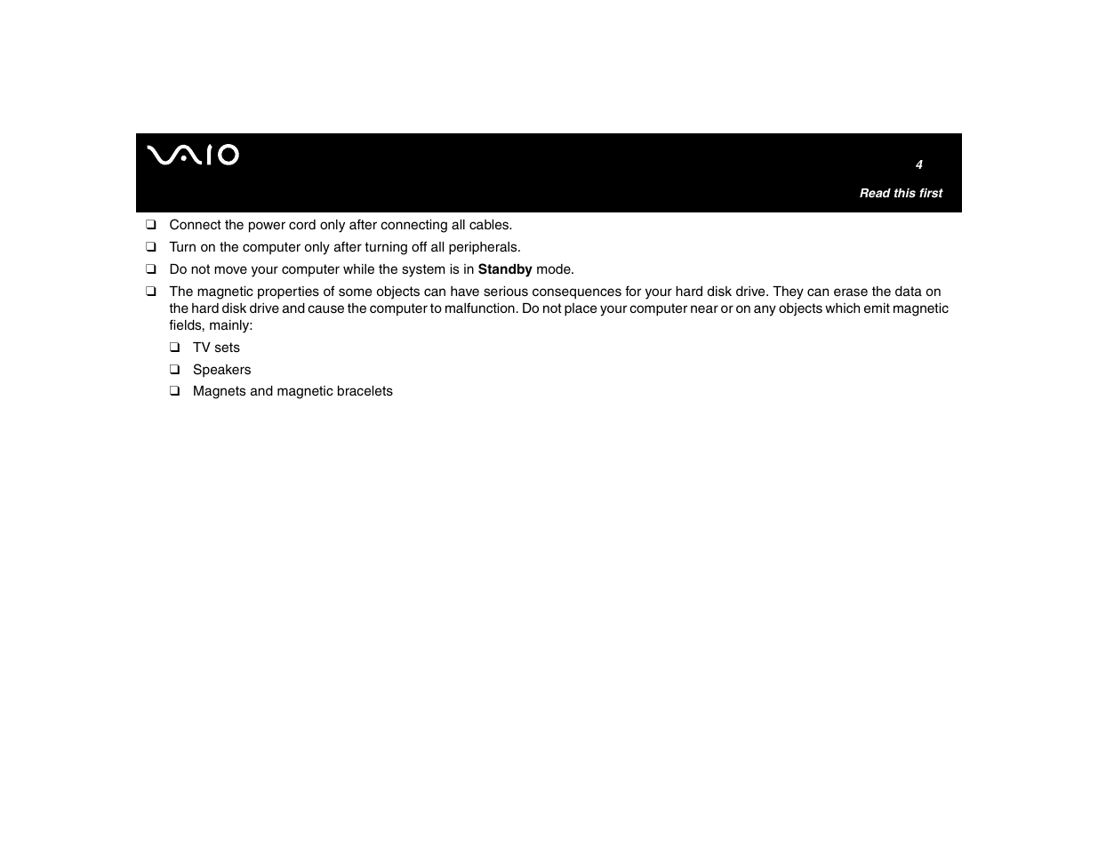 Sony VGN-U750P User Manual | Page 4 / 142