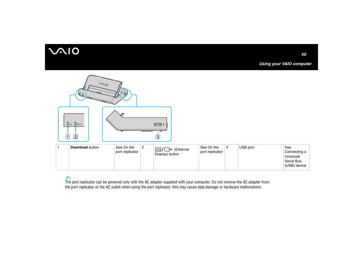 Sony VGN-U750P User Manual | Page 50 / 142