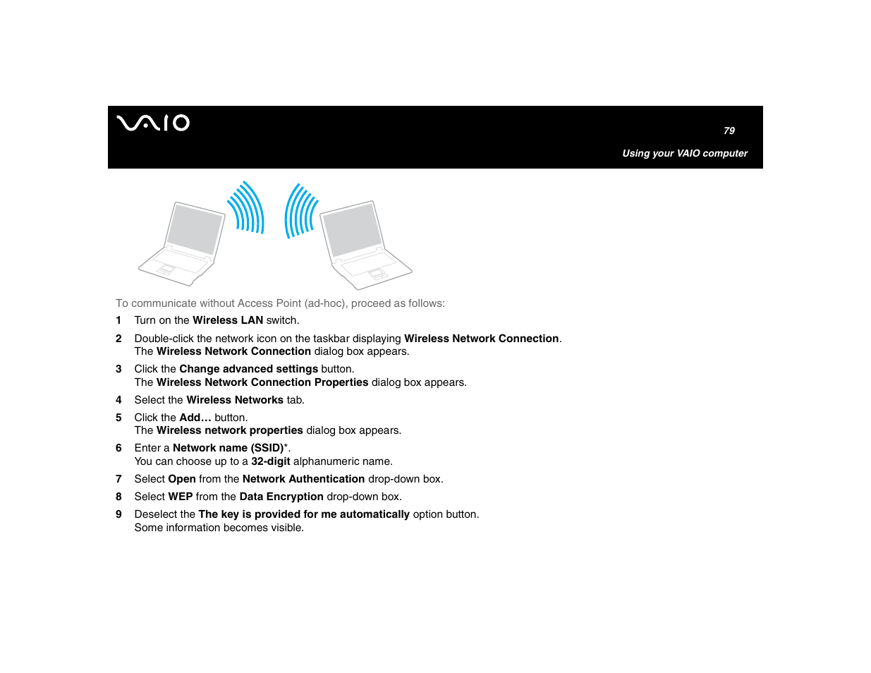 Sony VGN-U750P User Manual | Page 79 / 142