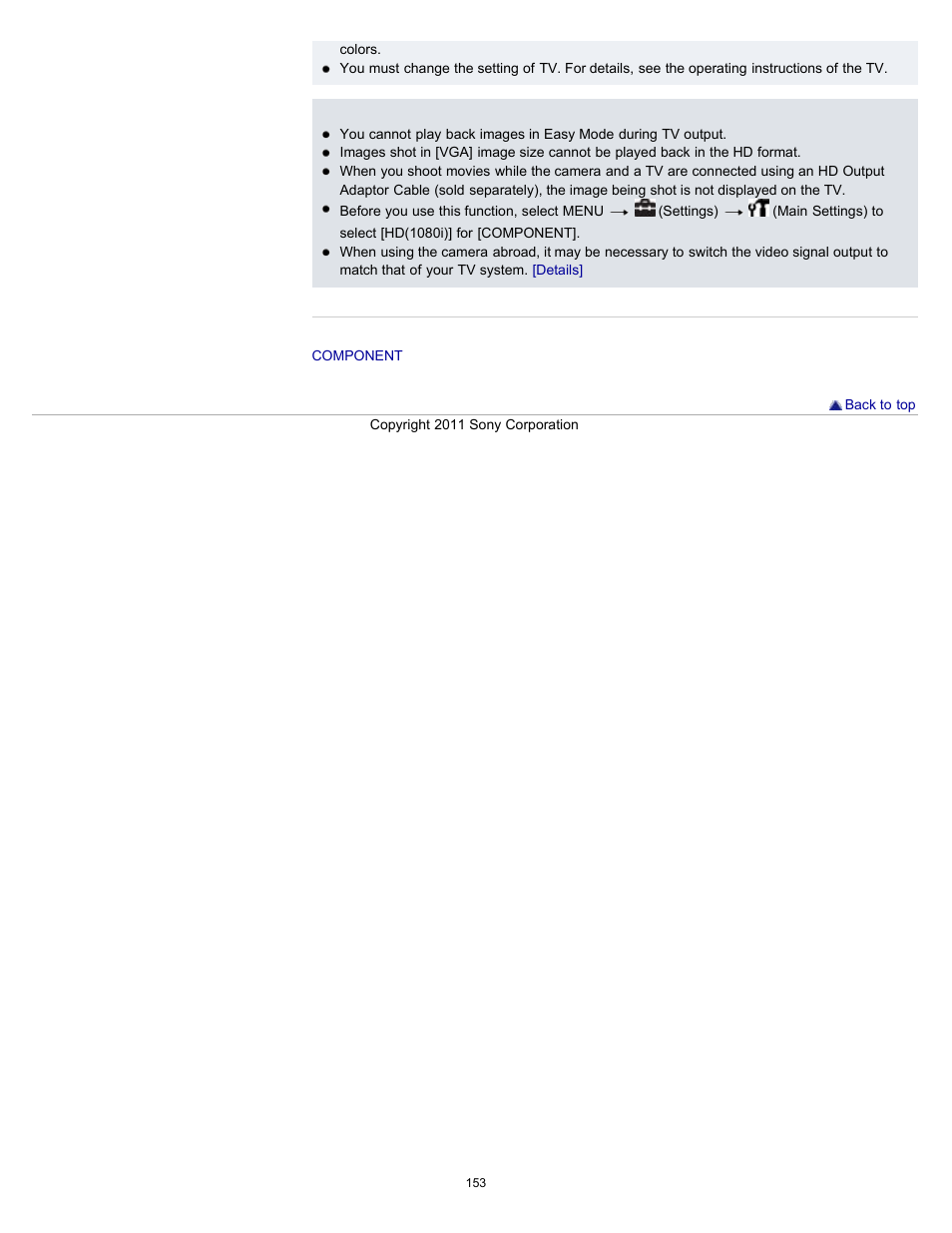 Sony DSC-H70 User Manual | Page 153 / 208