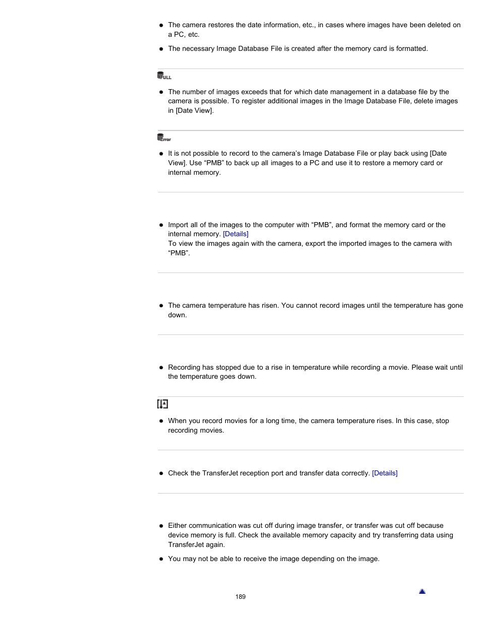 Sony DSC-H70 User Manual | Page 189 / 208