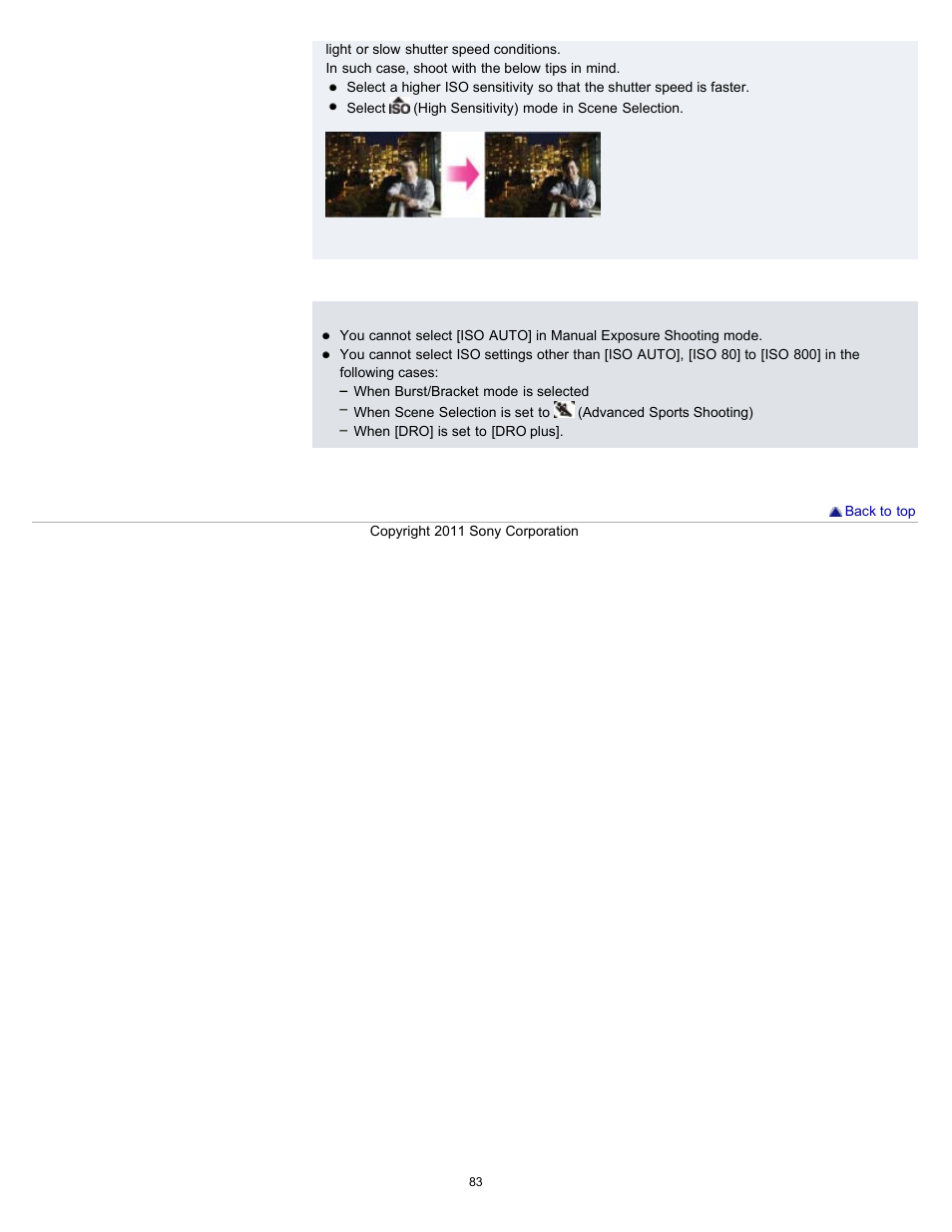Sony DSC-H70 User Manual | Page 83 / 208
