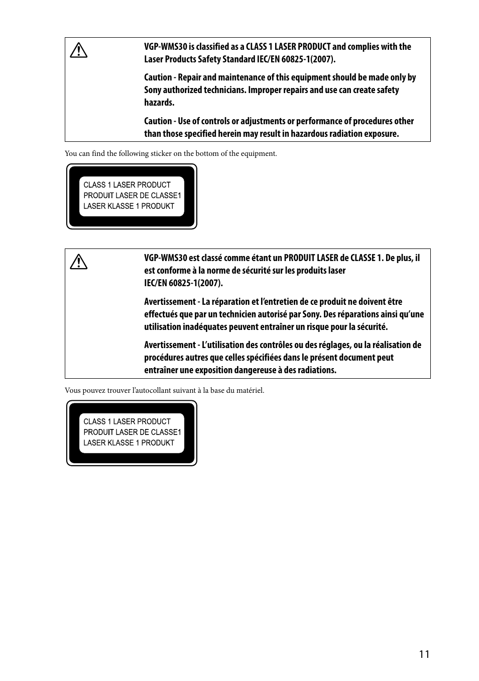 Sony VPCL237FX User Manual | Page 11 / 24