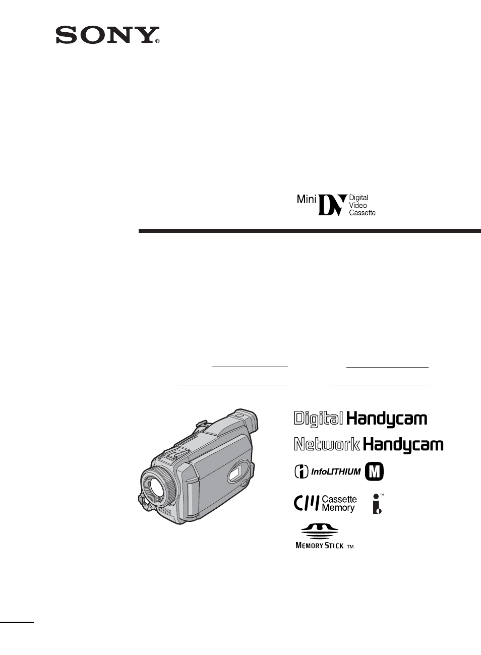 Sony DCR-TRV38 User Manual | 212 pages