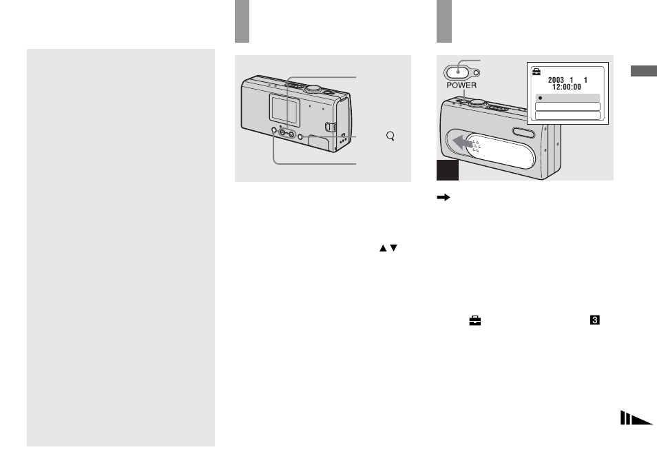 How to use the buttons, Setting the date and time, How to use the buttons setting the date and time | Auto power-off function | Sony DSC-U40 User Manual | Page 15 / 92