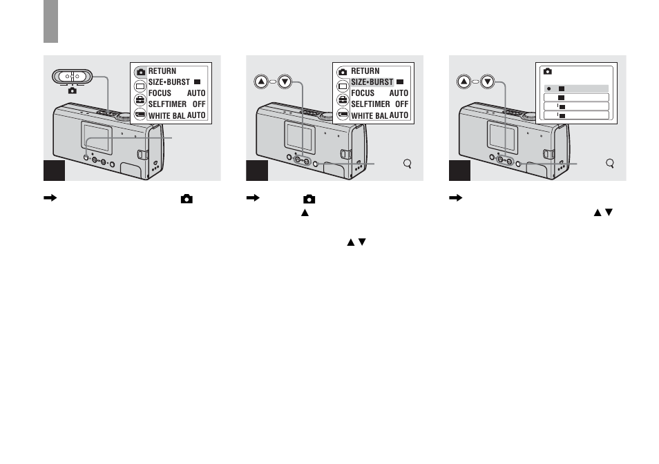 Setting the still image size | Sony DSC-U40 User Manual | Page 18 / 92