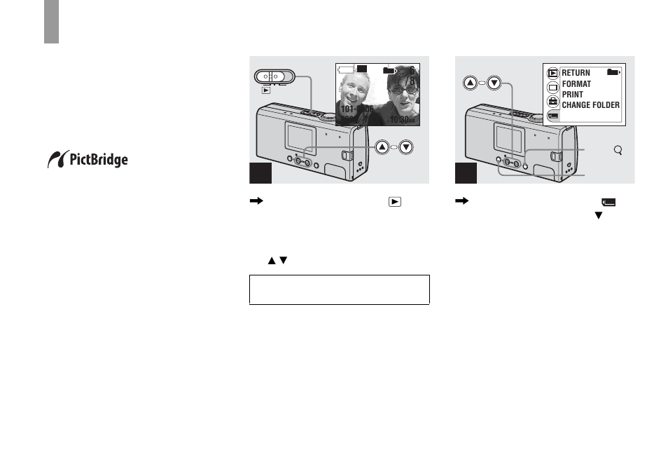 Connecting your camera to a pictbridge, Compliant printer | Sony DSC-U40 User Manual | Page 42 / 92