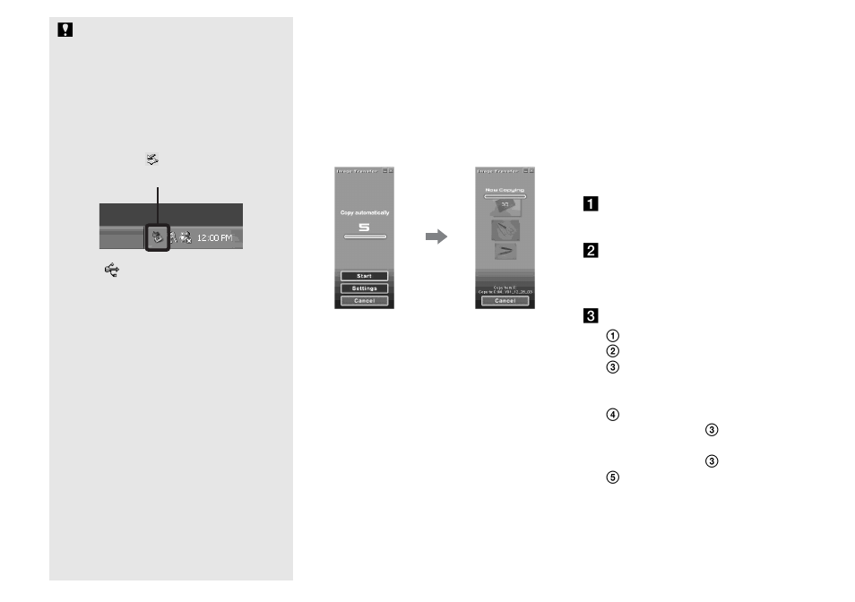 Copying images using “image transfer, Copying images using, Image transfer | Sony DSC-U40 User Manual | Page 58 / 92