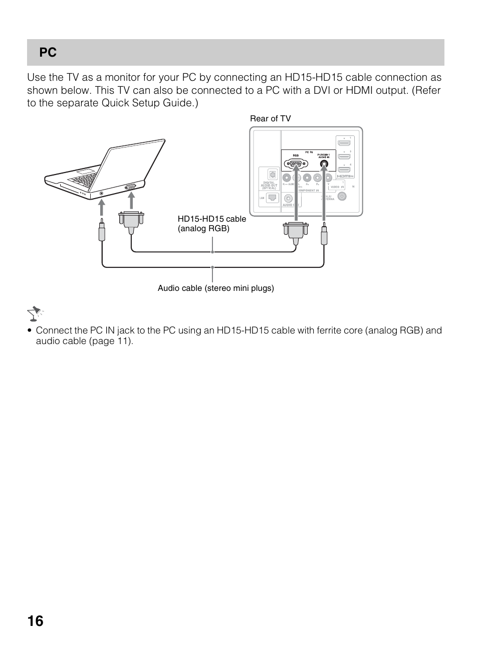Sony KDL-60EX645 User Manual | Page 16 / 88