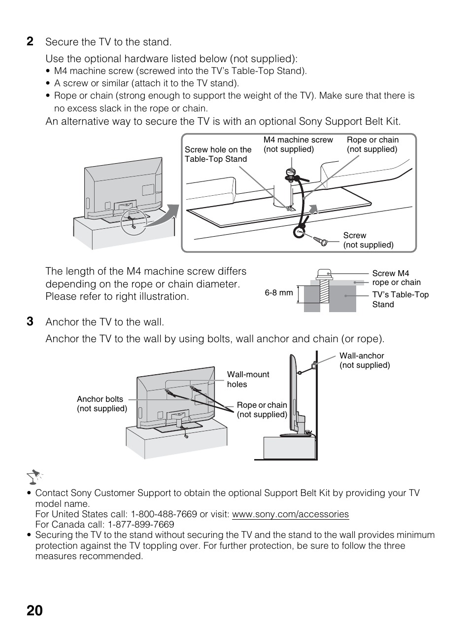 Sony KDL-60EX645 User Manual | Page 20 / 88