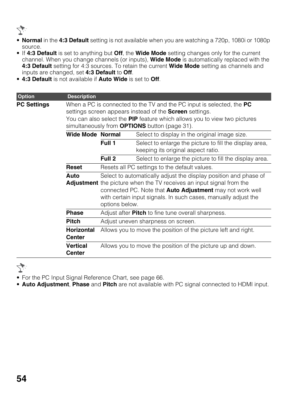 Sony KDL-60EX645 User Manual | Page 54 / 88