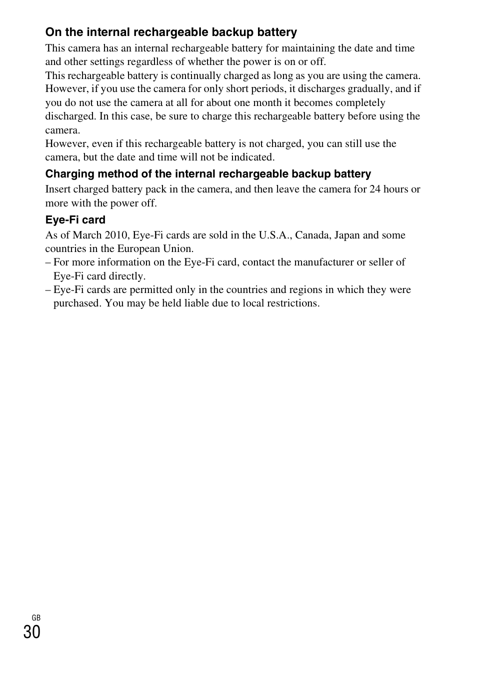 Sony DSC-TX9 User Manual | Page 30 / 68
