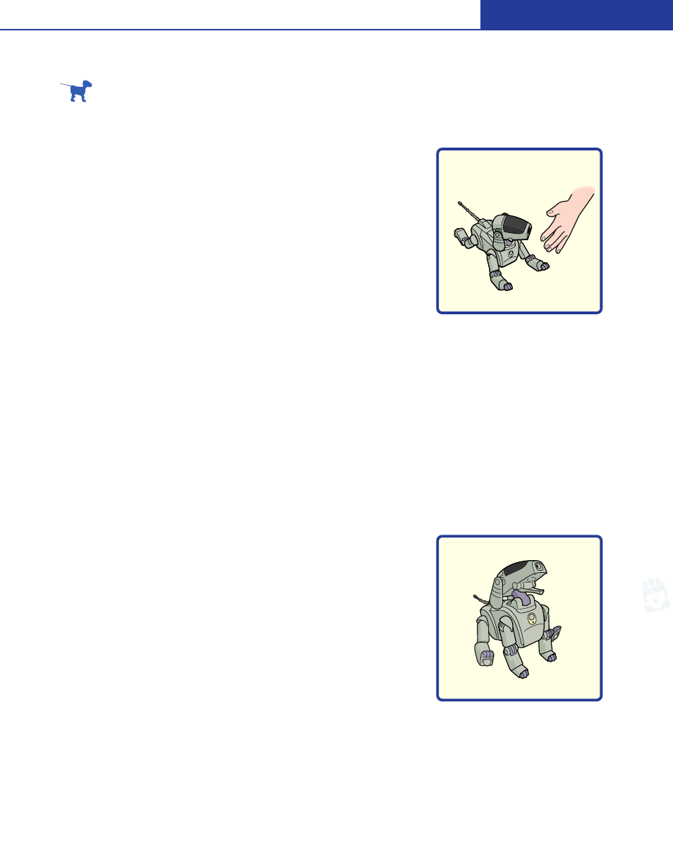 Phase initiale de la petite enfance, Seconde phase de la petite enfance | Sony ERS-111 User Manual | Page 28 / 42