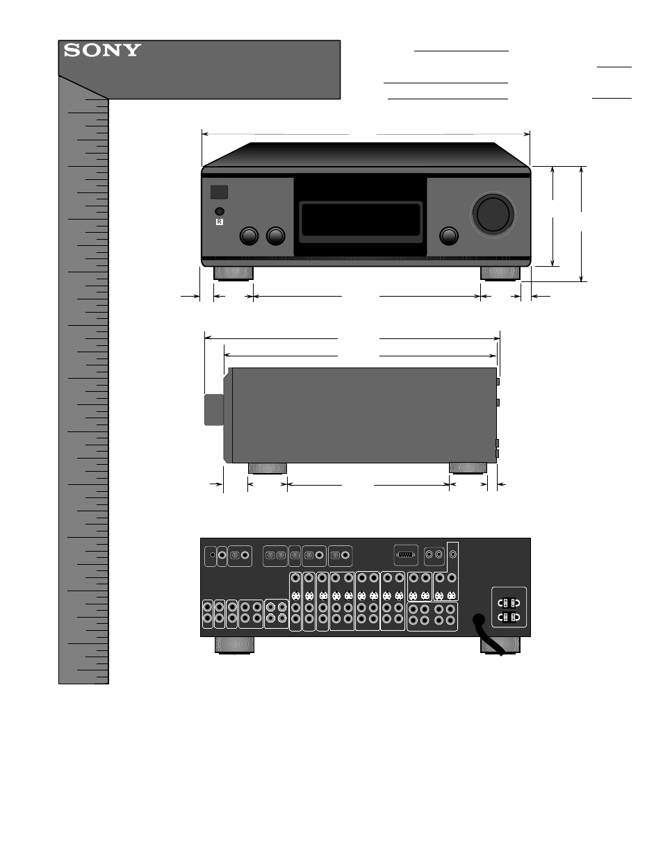 Sony TA-E9000ES User Manual | 1 page