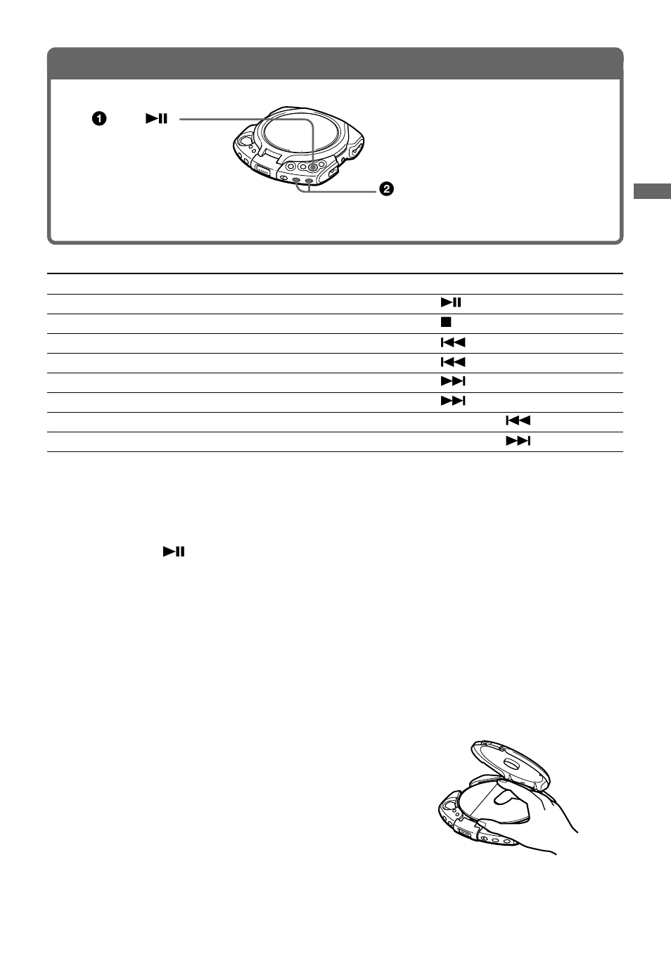 Play a cd, About the display, If the volume level does not increase | Removing the cd | Sony D-EG3 User Manual | Page 7 / 24