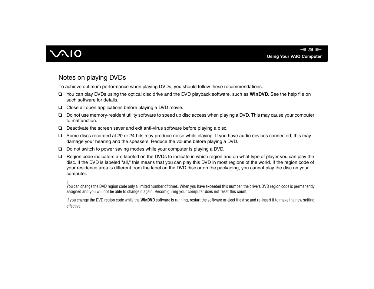 Sony VGN-TXN17P User Manual | Page 38 / 212