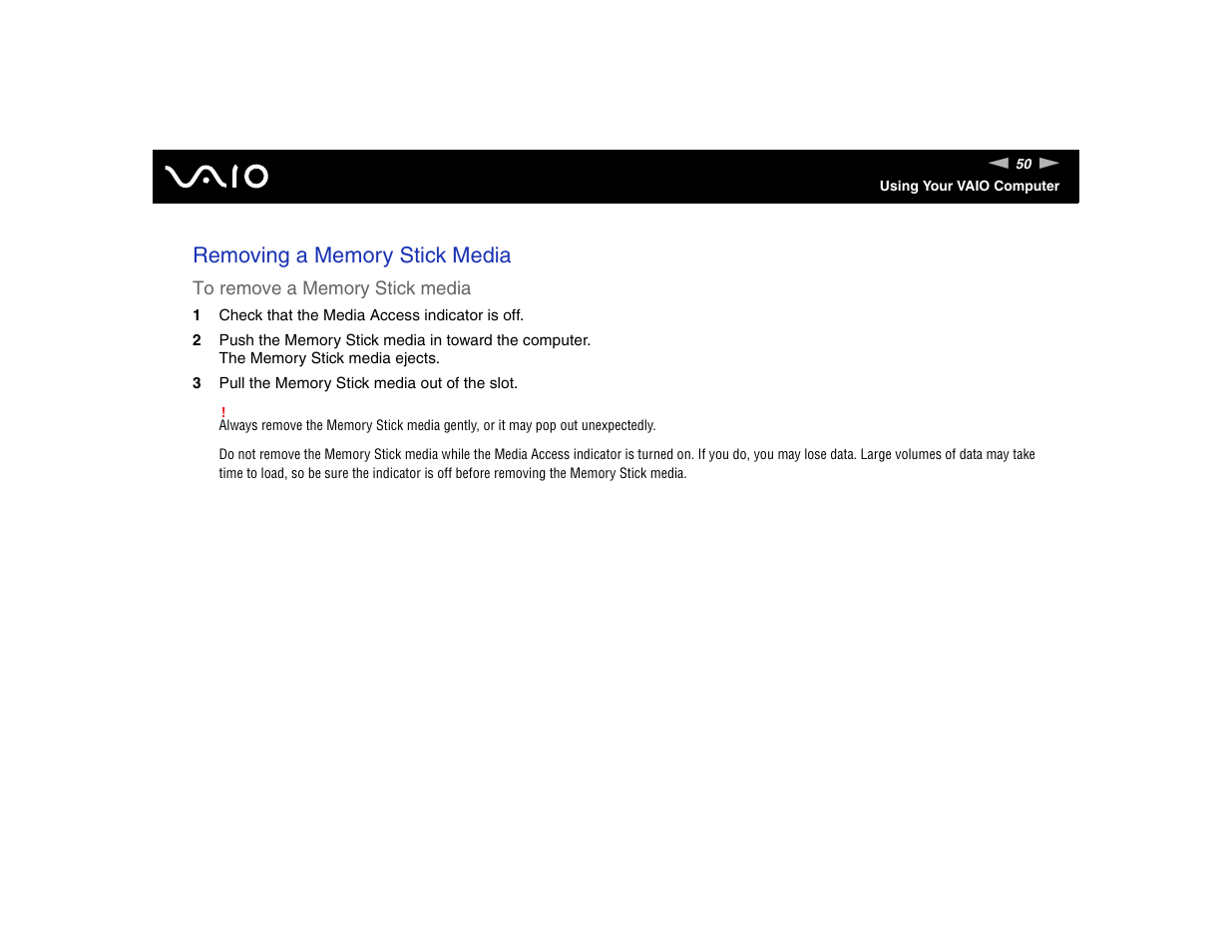 Sony VGN-TXN17P User Manual | Page 50 / 212