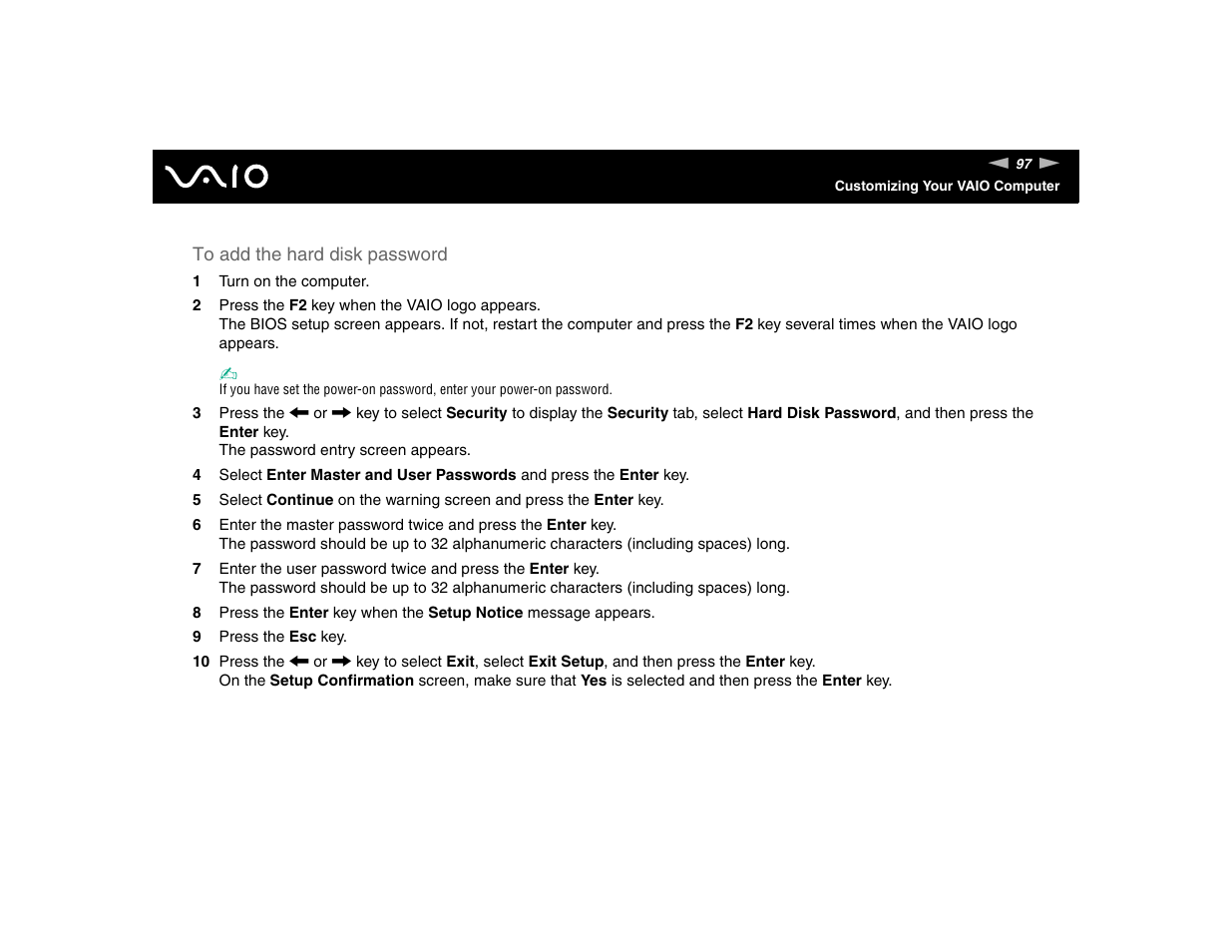 Sony VGN-TXN17P User Manual | Page 97 / 212