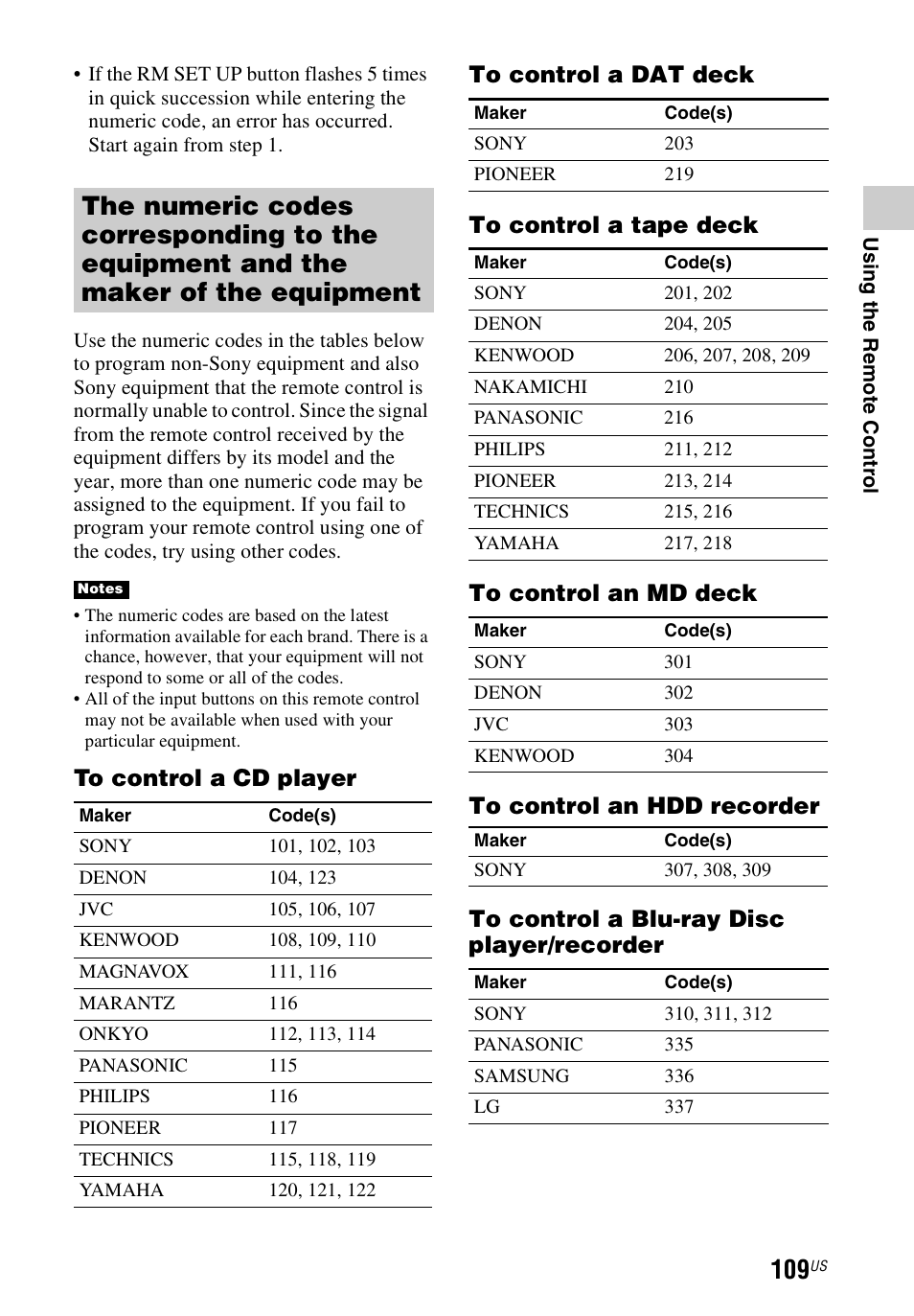 Sony STR-DN1040 User Manual | Page 109 / 136