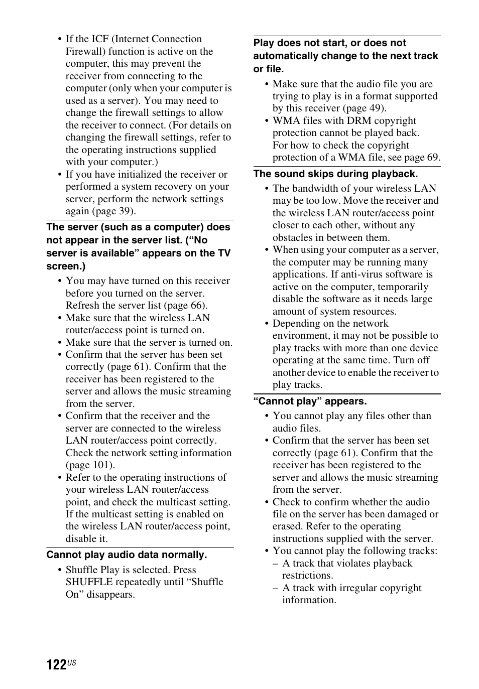 Sony STR-DN1040 User Manual | Page 122 / 136