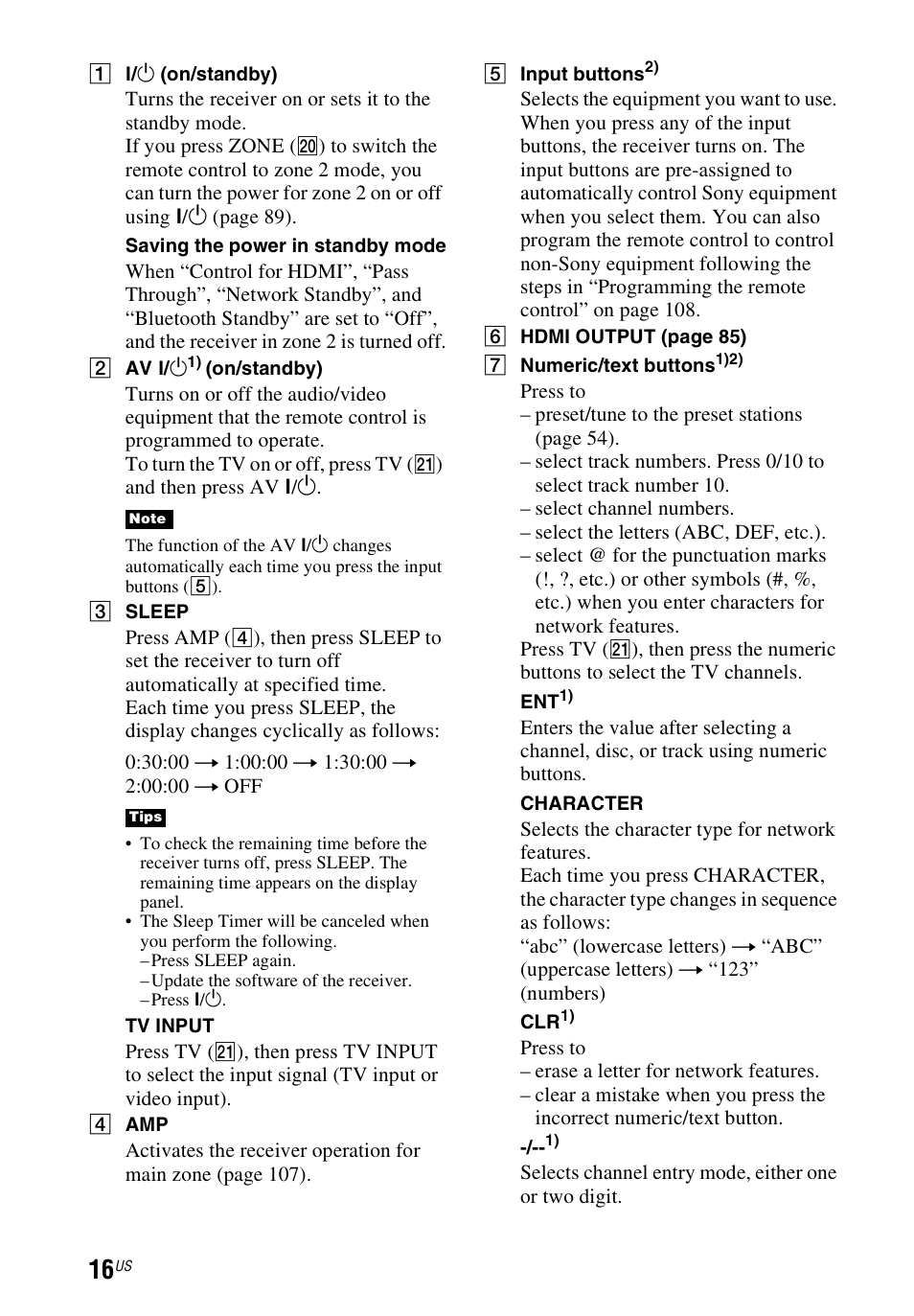 Sony STR-DN1040 User Manual | Page 16 / 136