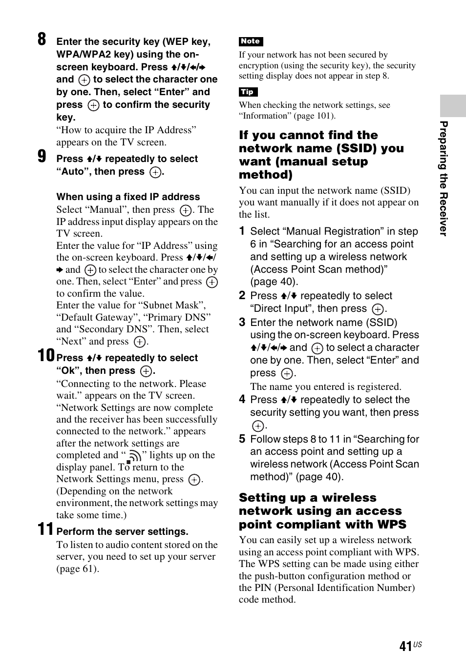 Sony STR-DN1040 User Manual | Page 41 / 136