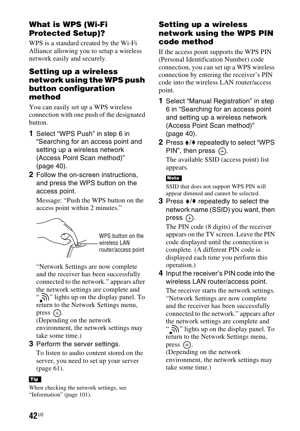 Sony STR-DN1040 User Manual | Page 42 / 136