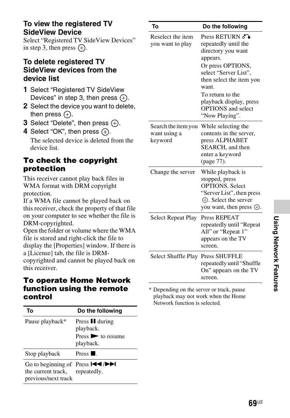 Sony STR-DN1040 User Manual | Page 69 / 136